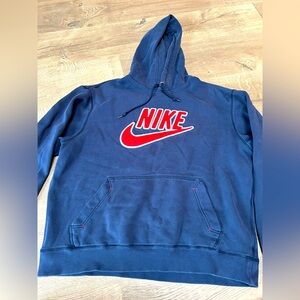 VTG Nike Embroidered Hoodie (L)